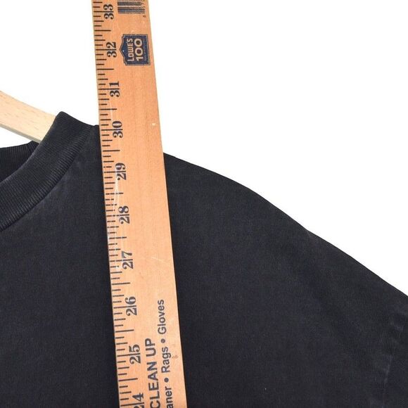 Converse Oversized Faded Black on Black Graphic Tee Streetwear Vintage Style L - Picture 5 of 7